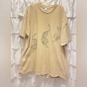 Urban Outfitters Oversized Graphic Tee-Shirt Dress